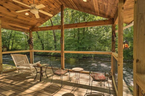 Charming Waynesville Cottage with Deck on Creek